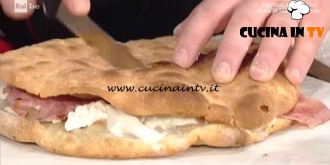 La Prova del Cuoco - Focaccia farcita con spalla cotta ricetta Gabriele Bonci