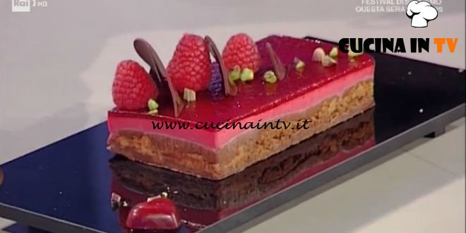 La Prova del Cuoco - Mousse al cioccolato e lamponi ricetta Guido Castagna