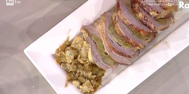 La Prova del Cuoco - Spinacino ripieno di carciofi con salsa ricetta Anna Moroni