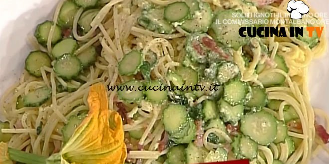 Prova del Cuoco | Spaghetti alla carbonara vegetale ricetta Messeri