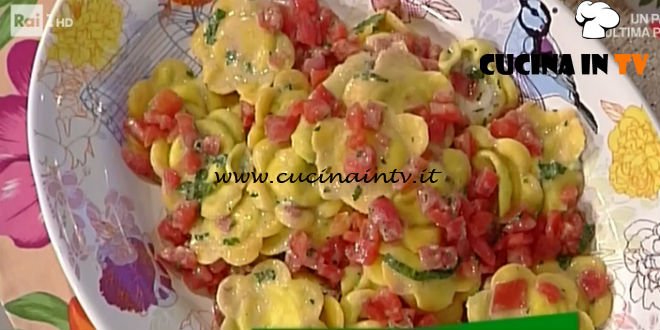 Prova del Cuoco | Fiori di rucola e robiola con concassé di pomodori ricetta Spisni