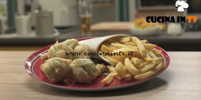 Pronto e postato | Baccalà in fiore con patatine ricetta Benedetta Parodi