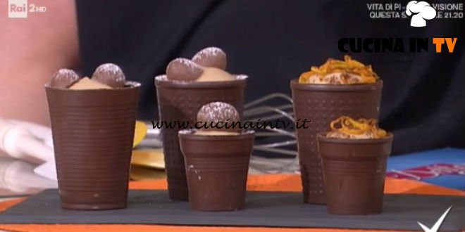 Detto Fatto | Bicchierini di cioccolato ricetta Mirco Della Vecchia