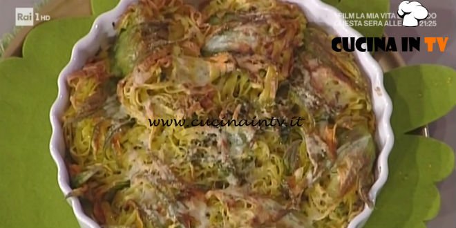 Prova del Cuoco | Fiori di zucca ripieni di tagliolini ricetta Spisni
