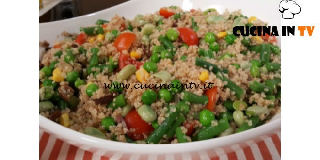 Cotto e Mangiato | Insalata di quinoa con verdure ricetta Tessa Gelisio