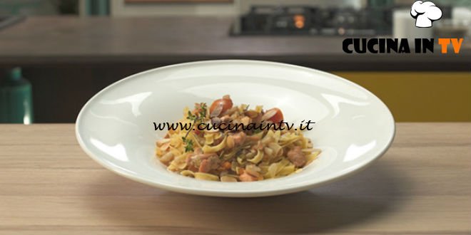 Pronto e postato - ricetta Tagliatelle con ragù di pesce di Benedetta Parodi