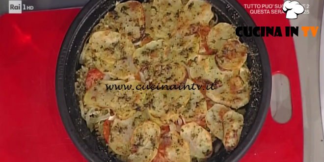 La Prova del Cuoco - Tiella di riso con patate e cozze ricetta Luisanna Messeri