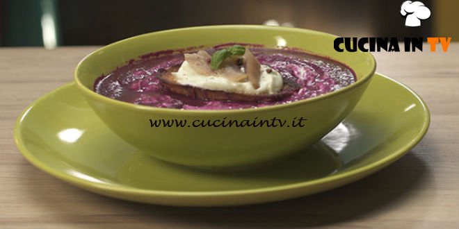 Pronto e postato - ricetta Vellutata di barbabietole di Benedetta Parodi