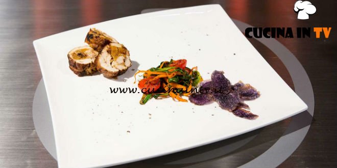 Masterchef Italia 6 - ricetta Pollo arrotolato al caffè di Marco Moreschi