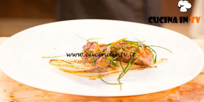 Masterchef Italia 6 - ricetta Filetto d'anatra con salsa al burro e cipollotto caramellato di Loredana Martori