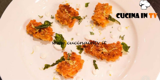 Masterchef Italia 6 - ricetta Trota alla milanese di Michele Ghedini