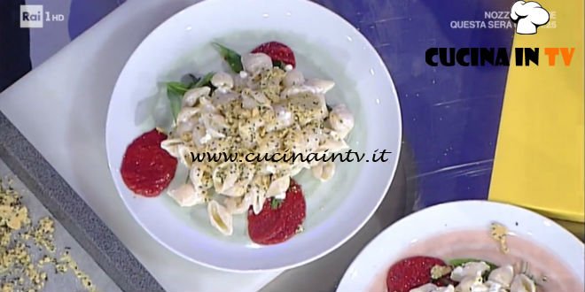 La Prova del Cuoco - Conchiglie con fiocchi di latte cor botto ricetta Sergio Barzetti