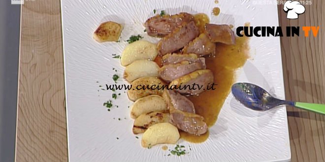 Prova del Cuoco | Petto d’anatra con mele glassate ricetta Bertol