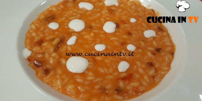 Cotto e mangiato - Risotto pomodoro e burrata ricetta Tessa Gelisio