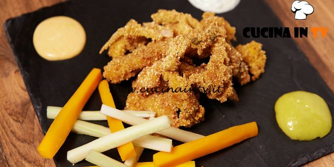 Masterchef Italia 6 - ricetta Straccetti di pollo fritti con tris di salse di Loredana Martori