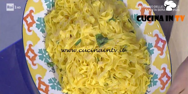 La Prova del Cuoco - Tagliatelle con basilico al limone ricetta Alessandra Spisni