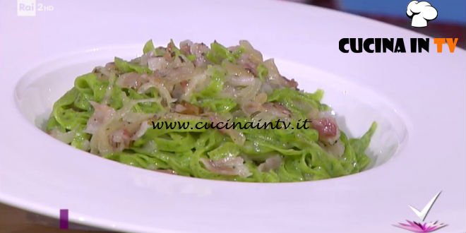 Detto Fatto | Tagliolini rustici con cipolla e pancetta ricetta Beniamino Baleotti