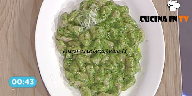 La Prova del Cuoco - Gnocchi di castagne con crema di prezzemolo ricetta Ivano Ricchebono
