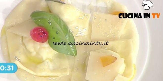 Prova del Cuoco | Ravioli di ricotta con crema di pere e mostarda ricetta Marretti