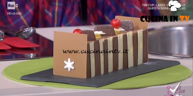 Detto Fatto - Tronchetto al gianduia ricetta Michel Paquier