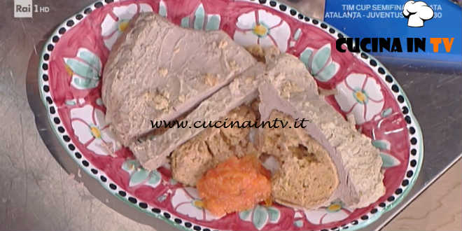 La Prova del Cuoco - Punta di vitello ripiena in brodo ricetta Daniele Persegani