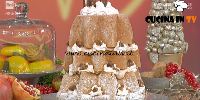 Domenica In - Stella di pandoro ricetta Benedetta Parodi