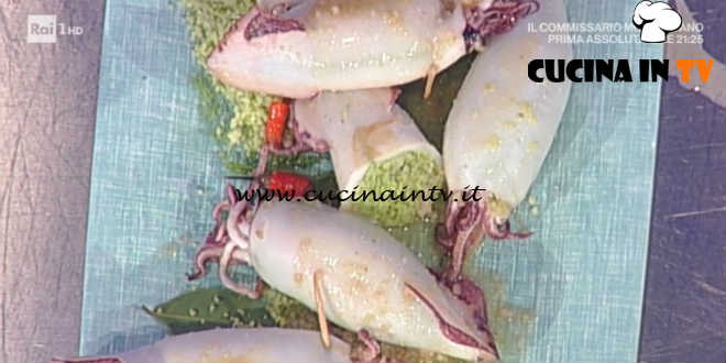 La Prova del Cuoco - Calamari ripieni di cous cous ricetta Sergio Barzetti