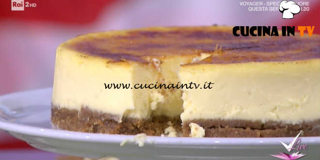 Detto Fatto - Cheesecake crème brulée ricetta Francesco Saccomandi