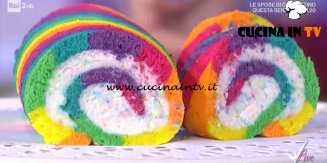 Detto Fatto - Rotolo arcobaleno ricetta Giulia Vaiana