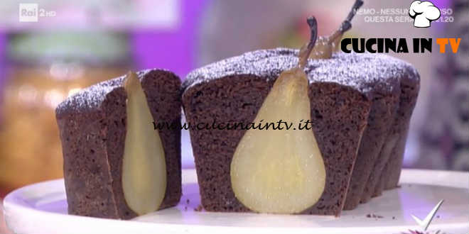 Detto Fatto | Plumcake cioccolato e pere con sorpresa ricetta Franco Aliberti