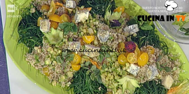 Prova del Cuoco | Cous cous di farro al sedano noci e gorgonzola ricetta Barzetti