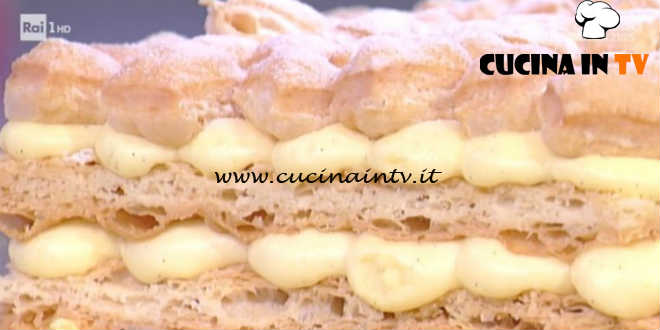 Prova del Cuoco | Millefoglie alla vaniglia e gocce di cioccolato ricetta De Riso
