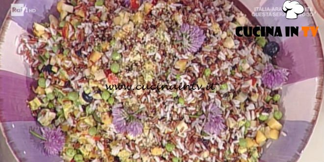 Prova del Cuoco | Insalata di riso viola rosso e bianco ricetta Barzetti