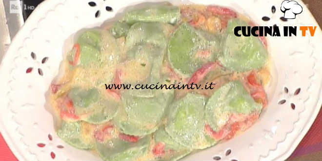 Prova del Cuoco | Tortelli di crescenza con salsa di peperoni ricetta Persegani
