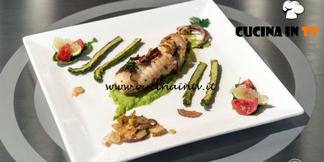 Masterchef 7 | Rana pescatrice che scollina ricetta Matteo Marchetto