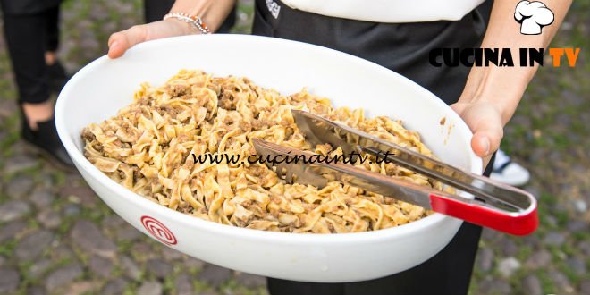 Masterchef 7 | Tagliatelle al ragù alla bolognese ricetta Giovanna Rosanio