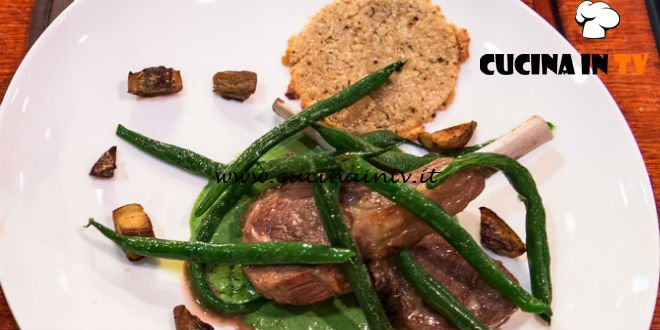 Masterchef 7 | Costolette d’agnello al forno con crema di yogurt e spinaci ricetta Ludovica Starita