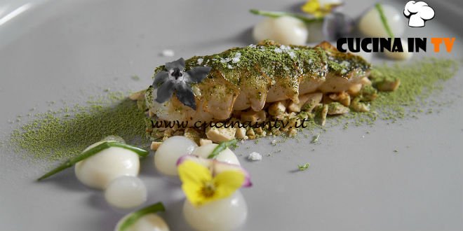 Masterchef 7 | Scampo yuzu e tè verde matcha ricetta Massimiliano Musso