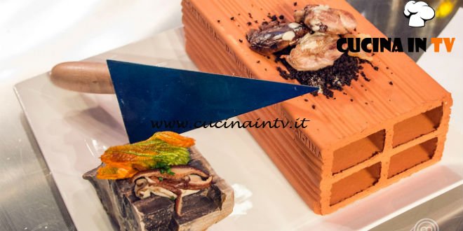 Masterchef Italia 7 - ricetta Dall'età della pietra all'età del calcestruzzo di Simone Scipioni