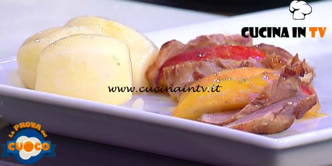 La Prova del Cuoco - ricetta Petto d'anatra con pesche e vino rosè di Guerrino Maculan