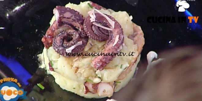 La Prova del Cuoco | Polpo patate e mortadella al balsamico ricetta Silvano Librenti