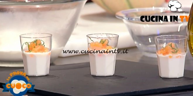 La Prova del Cuoco - ricetta Stuzzichini stracciatella e melone di Rita Monastero