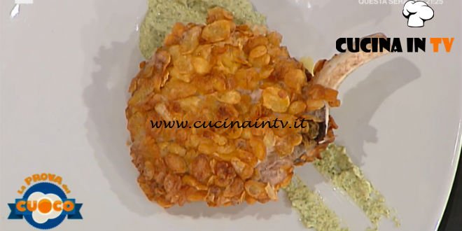 La Prova del Cuoco | Costolette di maiale in fiocchi di mais su scapece allo yogurt ricetta Antonio Paolino