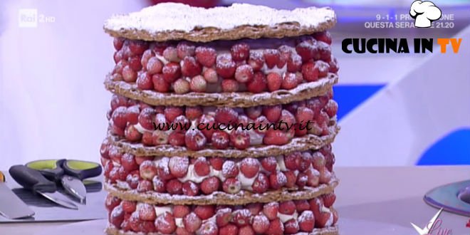 Detto Fatto | Millefoglie alle fragoline ricetta Alessandro Capotosti