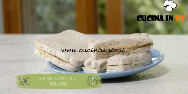 Il gusto della felicità - ricetta Tramezzino con hummus di ceci e carote al forno di Marco Bianchi