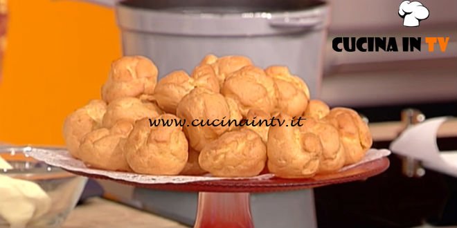 La Prova del Cuoco - ricetta Bignè di Alessandra Spisni