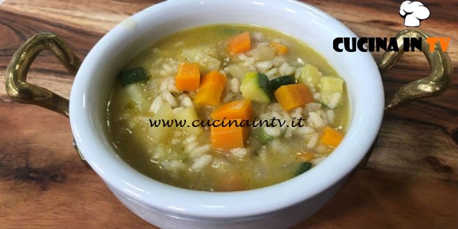 Cotto e mangiato - Minestrone di verdura e riso ricetta Tessa Gelisio