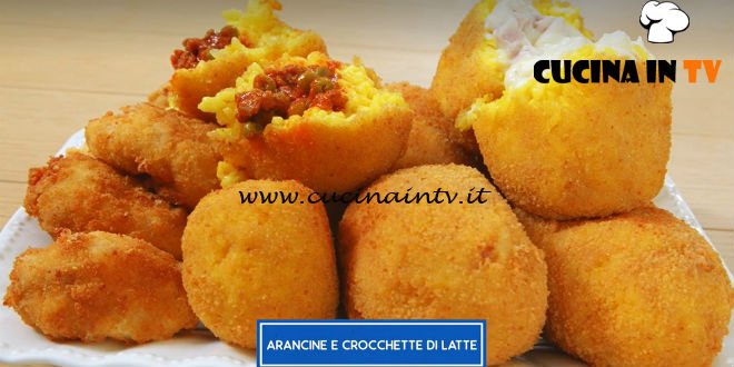 Giusina in cucina - ricetta Arancine e crocchette di latte di Giusina Battaglia