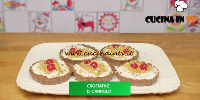 Giusina in cucina | Crostatine di cannolo ricetta Giusina Battaglia