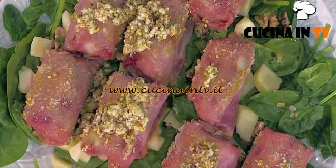 È sempre mezzogiorno | Involtini di mortadella al forno ricetta Giusina Battaglia